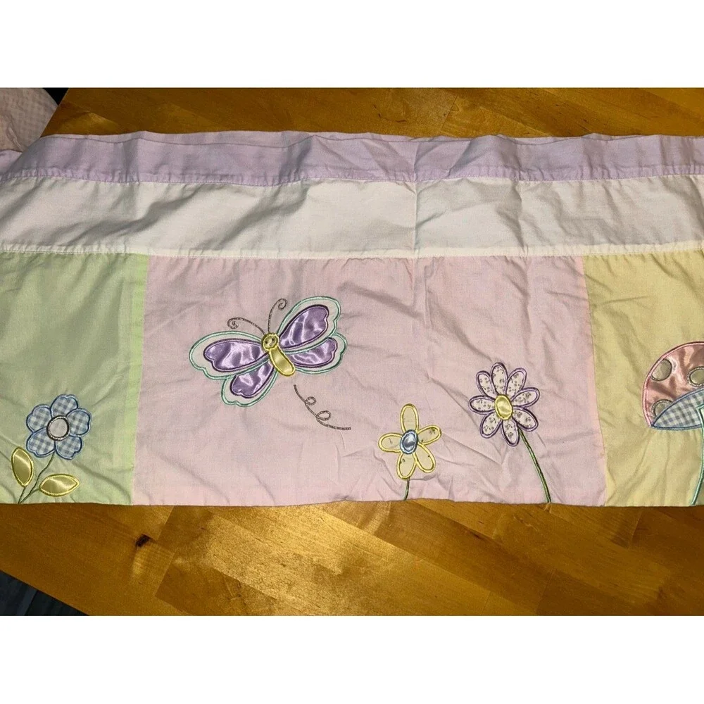 Kids Line Gossamer Wings Nursery Decor Window Valance Panel Up To 48 Inch Window
